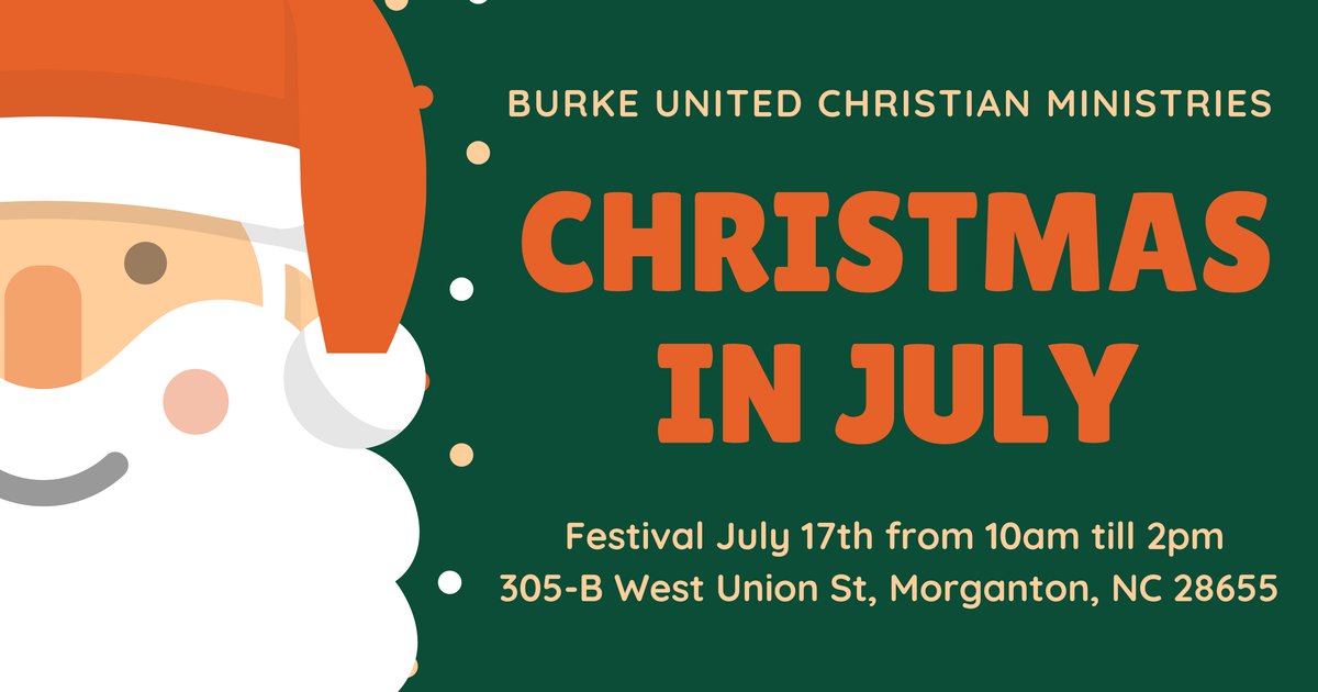 Christmas in July Festival Burke County Tourism